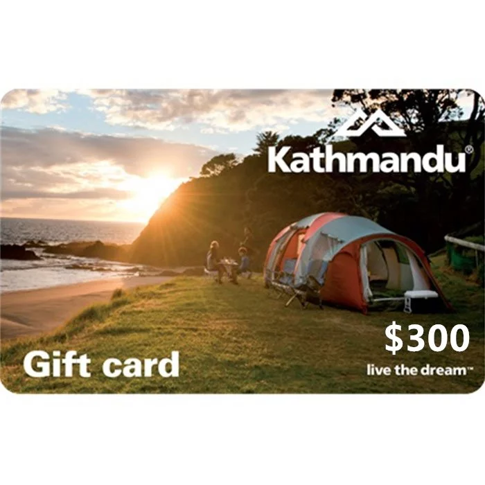 Kathmandu $300 NZD Digital Gift Card (Email Delivery)