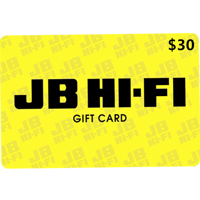 JB Hi-Fi $30 NZD Digital Gift Cards (Email Delivery)