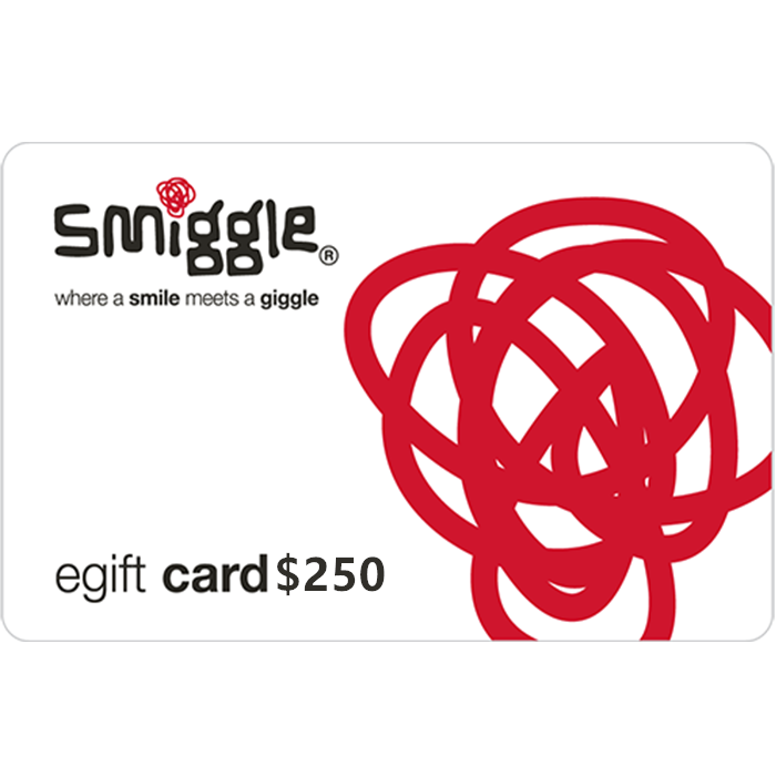 Smiggle $250 NZD Digital Gift Cards (Email Delivery)