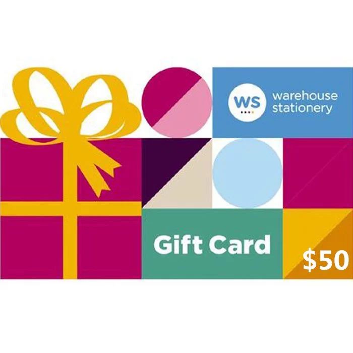 Exchange Warehouse Stationery $50 NZD Physical Gift Card (Express Delivery)