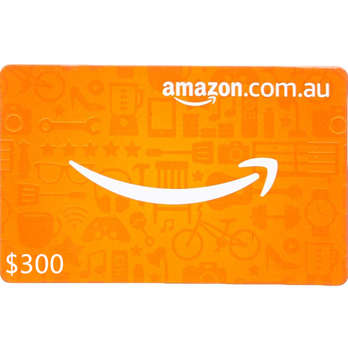 Amazon $300 AUD Digital Gift Card/Voucher (Email Delivery)
