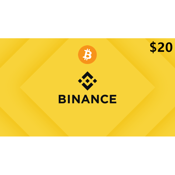 Binance $20 USD BTC Gift Card Digital Gift Card (Email Delivery)