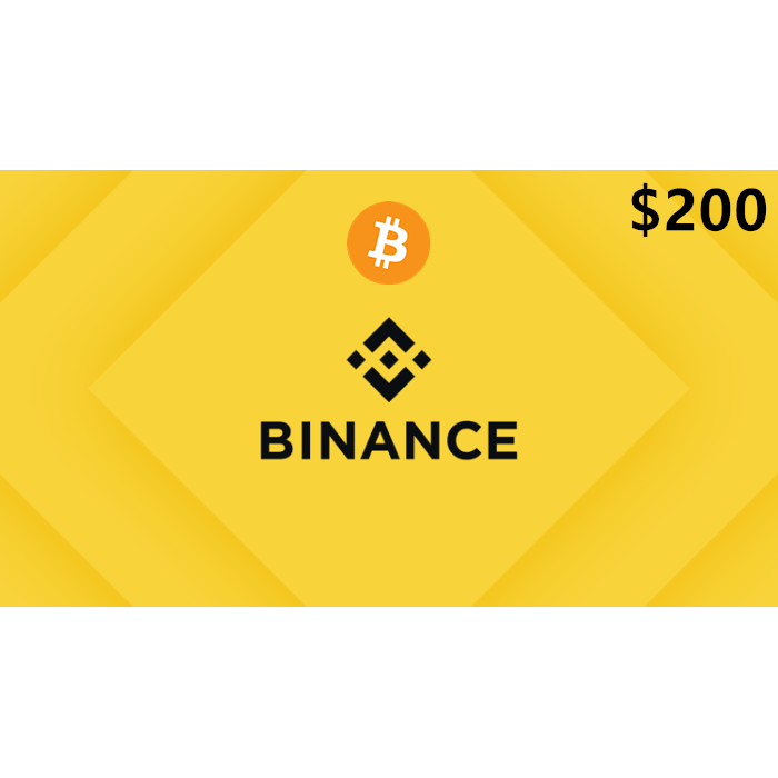 Binance $200 USD BTC Gift Card Digital Gift Card (Email Delivery)